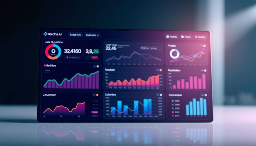 AI Growth Metrics dashboard